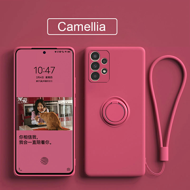 Square Silicon Phone Case For Samsung A23 4G On Cover Samsung Galaxy A23 a 23 SM-A235F Original Camera Protective Back Case