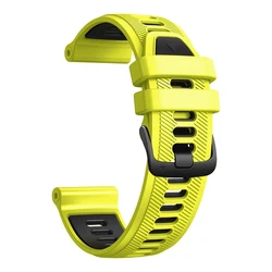 Official Original Silicone Strap Replacement - Quickfit Watchband Wrist Bracelet Correa for Garmin Forerunner Series (I)