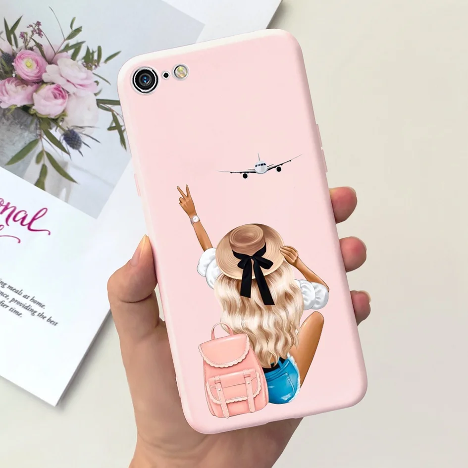 Fashion Marble Flower Slim Soft Silicone Back Cover Bumper Case