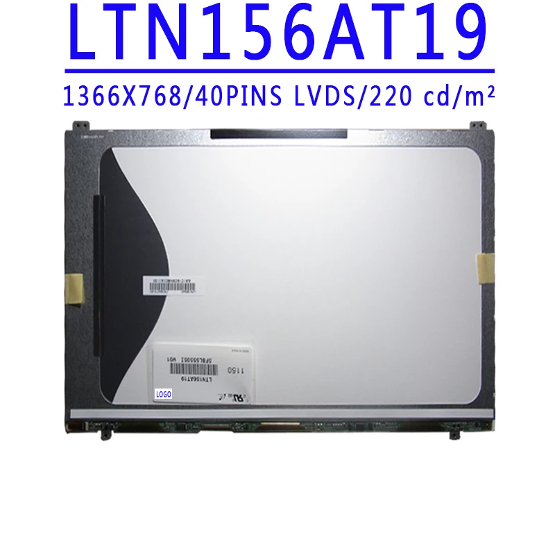 Tela Lcd para Laptop Samsung Ltn156at19 001 501 501 501 C01 W01 N156bge-l52 N156bge-l62 N156bge-l51 156 Pol - Imagem 3