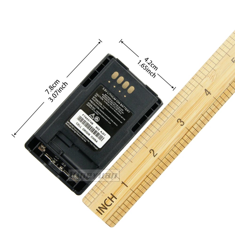 Replcement Li-ion Bateria para Motorola Mtp850 Mtp850s Mtp800 Mtp830s Cep400 Rádios Bateria Recarregável Novo 2200mah Ftn6574b - Image 3