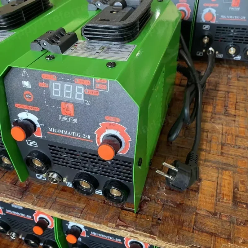 Mig250 airless shielded welding 3in1 manual welding argon arc welding machine 220V 110V multifunctional professional model 4