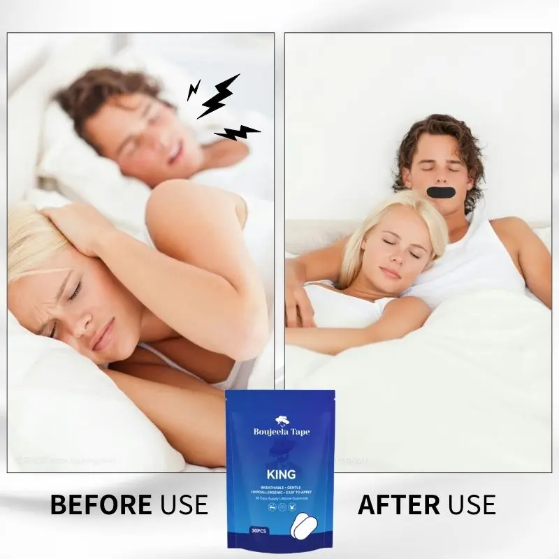30Pcs Micropore Tape Anti-Snoring Strips Breathable Premium Mouth Tape Multi-Function Hypoallergenic for Snore Reduction