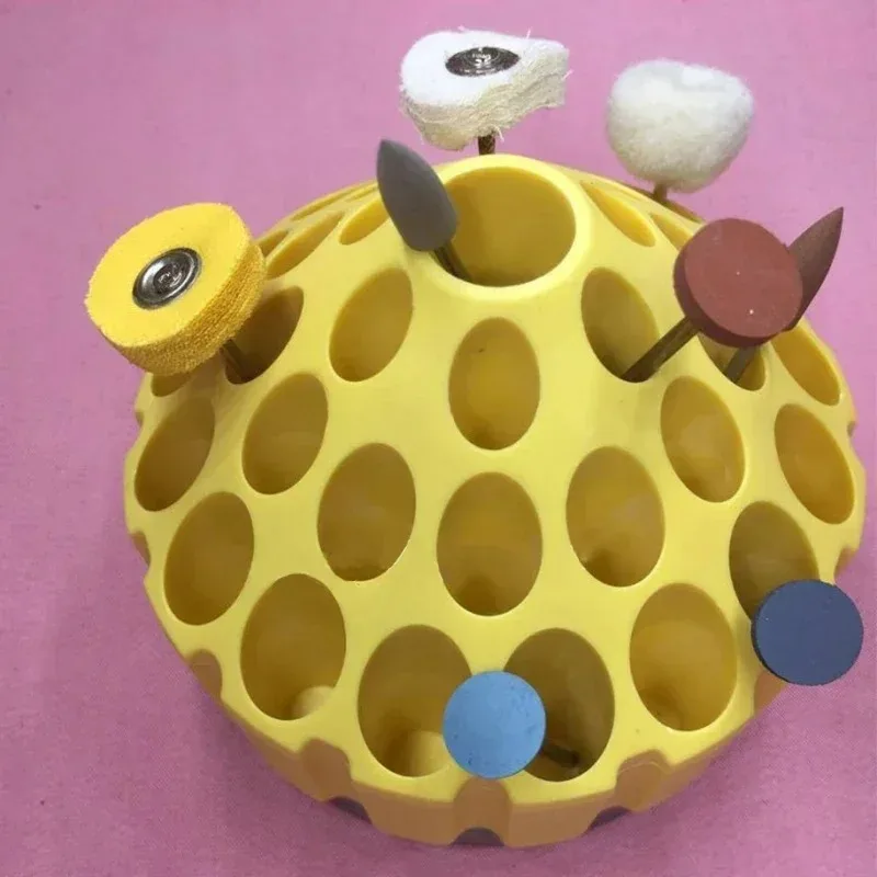 360도 회전 드릴 비트 보관함, 보석 제작, 조각 비트, DIY 수공구 액세서리 홀더 케이스용 회전식 공구 정리함