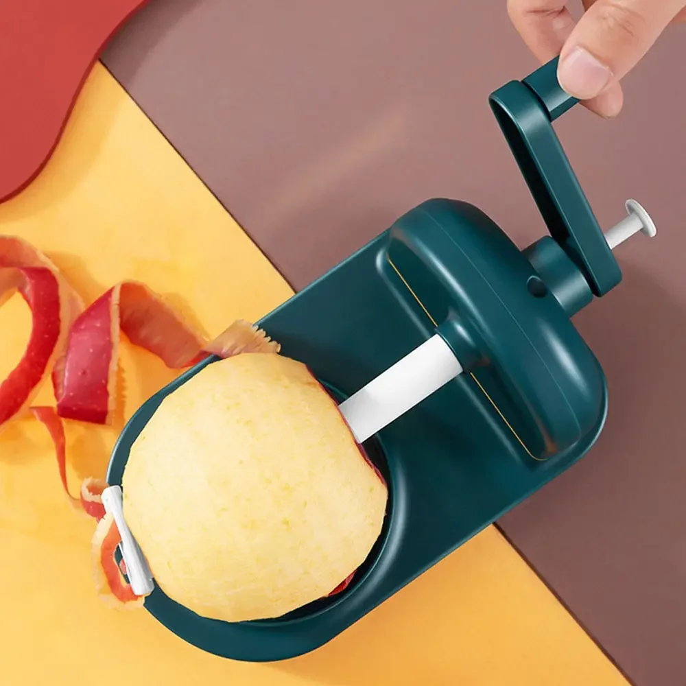 Description Picture 4 of itemFruit Apples Peeler Machine Slicer Manual Rotating Kitchen Tool Peeling Gadgets for Citrus Hand-cranked Potato Corer Cutter New