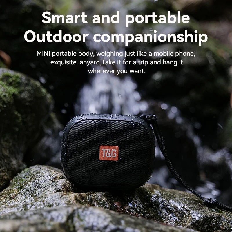 Wireless Bluetooth Speaker Outdoor Portable IPX7 Waterproof TWS Interconnection 360&deg; Surround HiFi Sound Quality TG394 bluetooth speaker,portable speaker,mini bluetooth speaker,audio speaker,mini sound box,hifi speaker