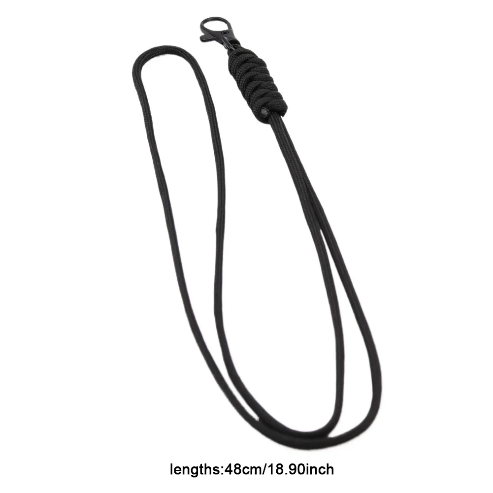 Outdoor Lighting Lanyard Reusable Multi-Function Camping Lanyard Wear Resist Phone Chain Ring Cord for Outdoor Camping Hiking