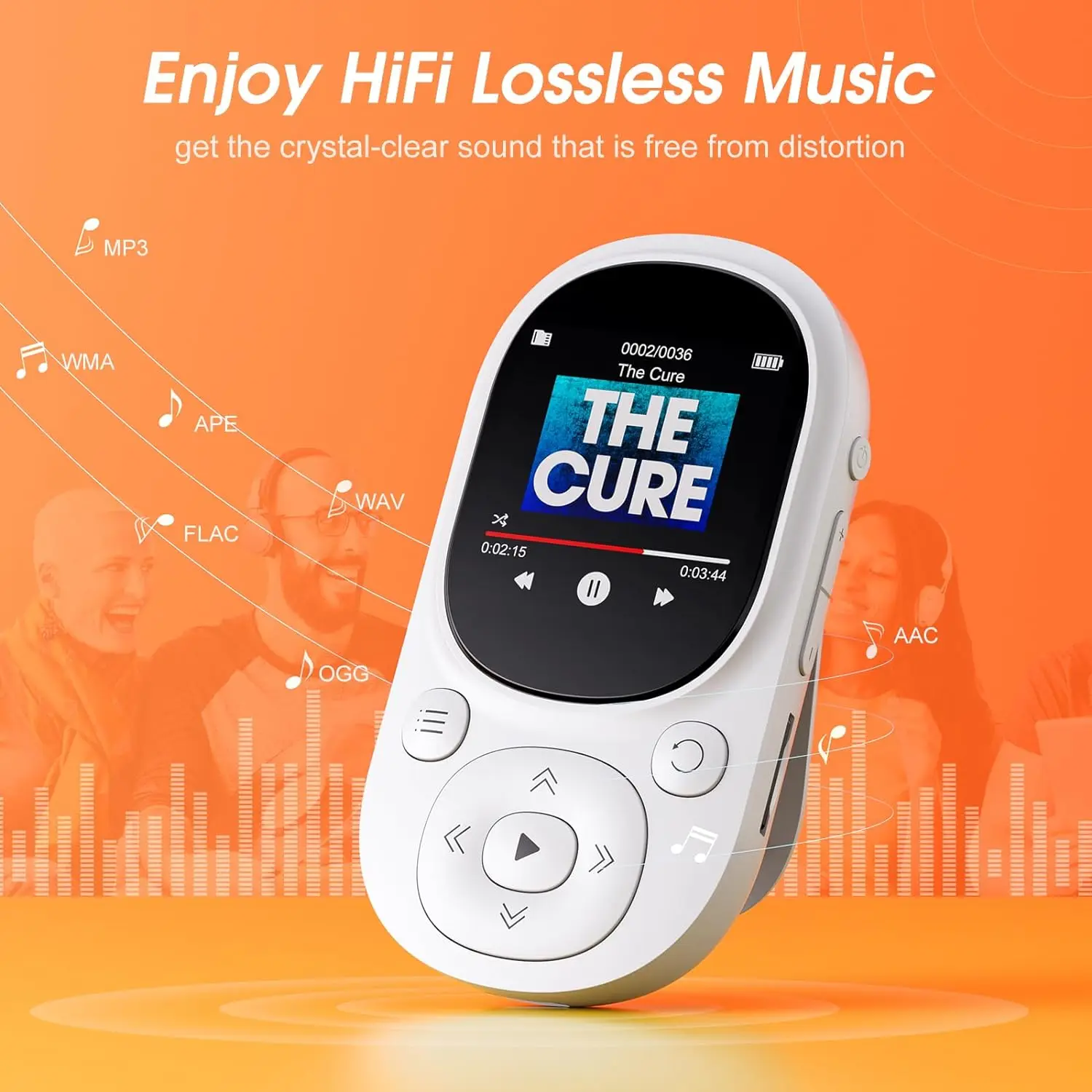 مشغل موسيقى MECHEN بسعة 32 جيجابايت ومشبك MP3 ودعم بلوتوث 5.3 - Image 5