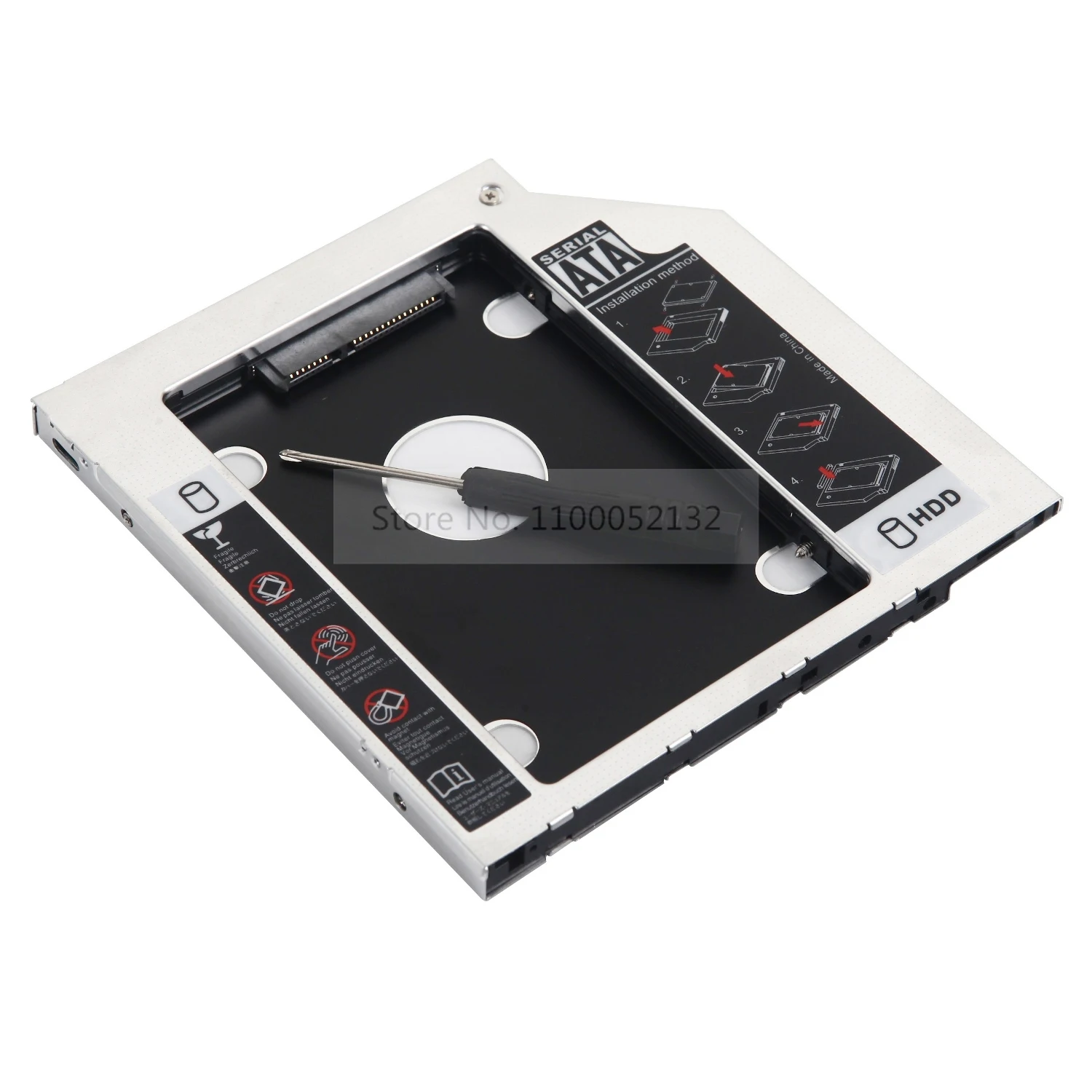 Алюминиевый корпус для второго жесткого диска HDD SSD переходник с оптическим