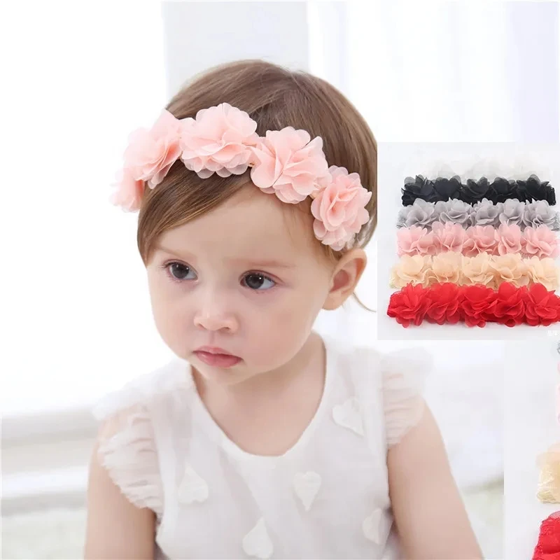 

Baby Headband Flower Girls Bows Toddler Hair Bands for Baby Girls Kids Headbands Turban Newborn Haarband Baby Hair Accessories