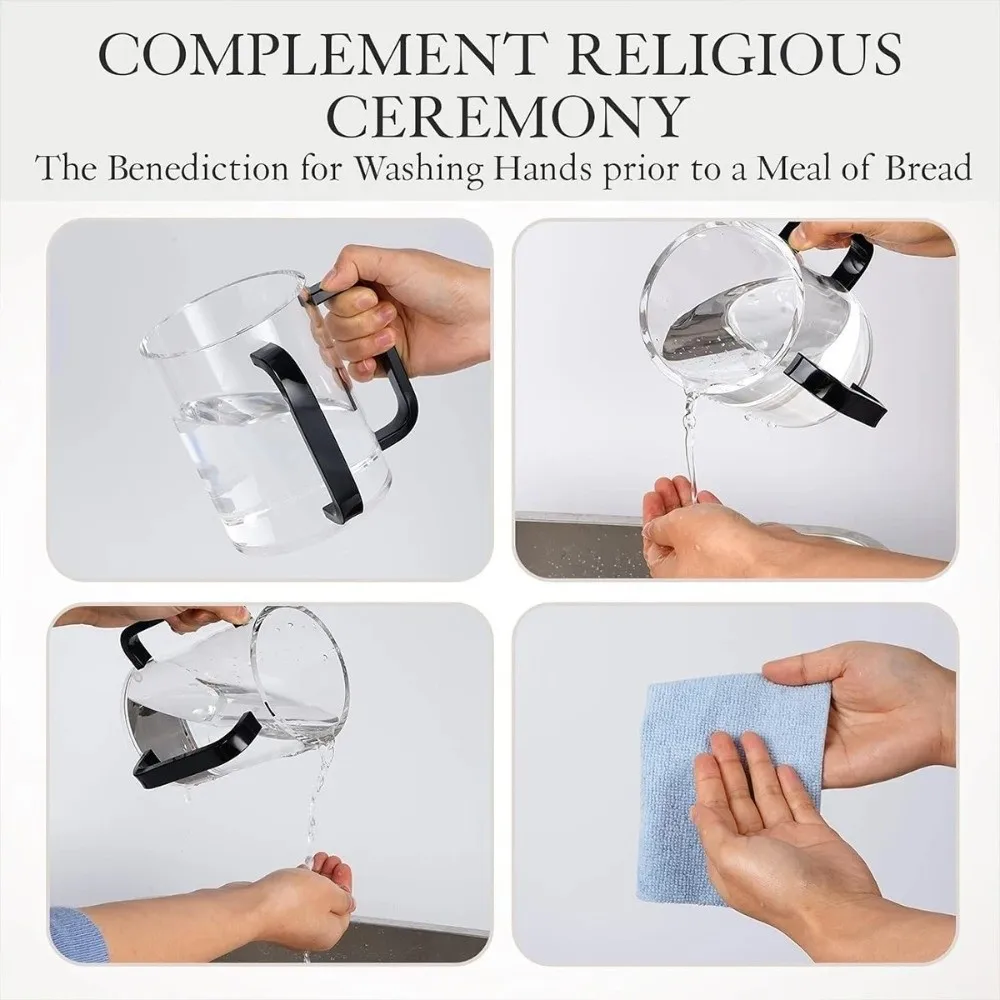 Transparent Acrylic Hand Washing Cup For Netilat Yadayim Ritual_voghion.com