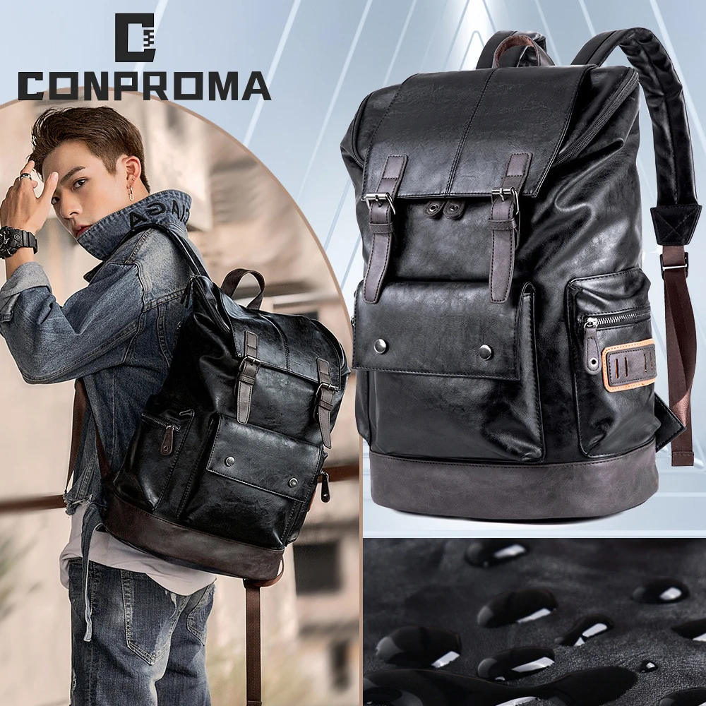 

Laptop Bag 15.6 Inch High Quality Business Male Travel PU Computer Bag For Huawei Lenovo Air Pro Xiaomi Dell Backpack