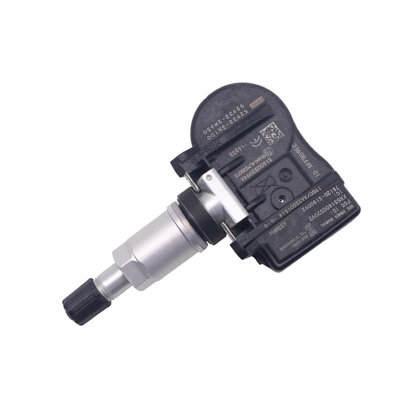 1/4PCS 타이어 압력 센서 TPMS 52933-3N100 현대 Accent Equus I30 ix20 Kia Rio Ceed 52933-2J100 52933-B1100 433MHz