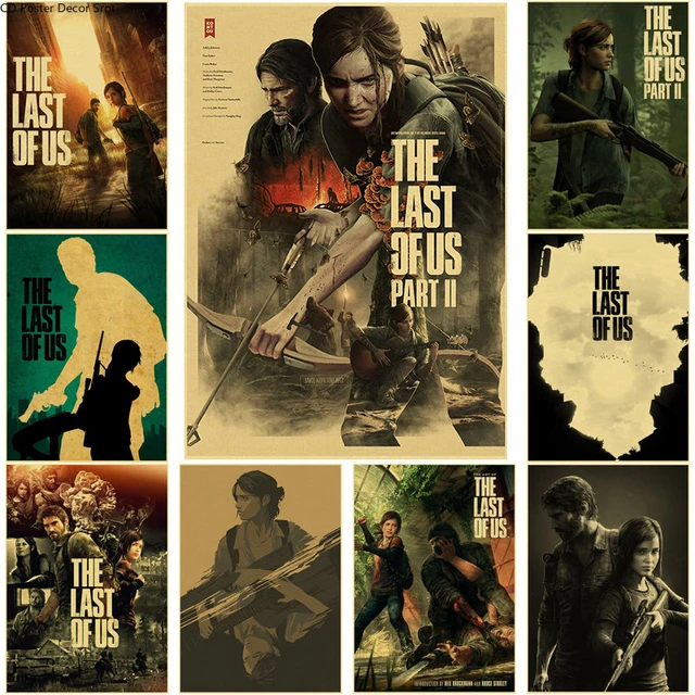 The Last of Us Poster Retro Hot Game Kraft Paper Prints Posters DIY Vintage  Home Room Bar Cafe Decor Aesthetic Art Wall Painting - AliExpress