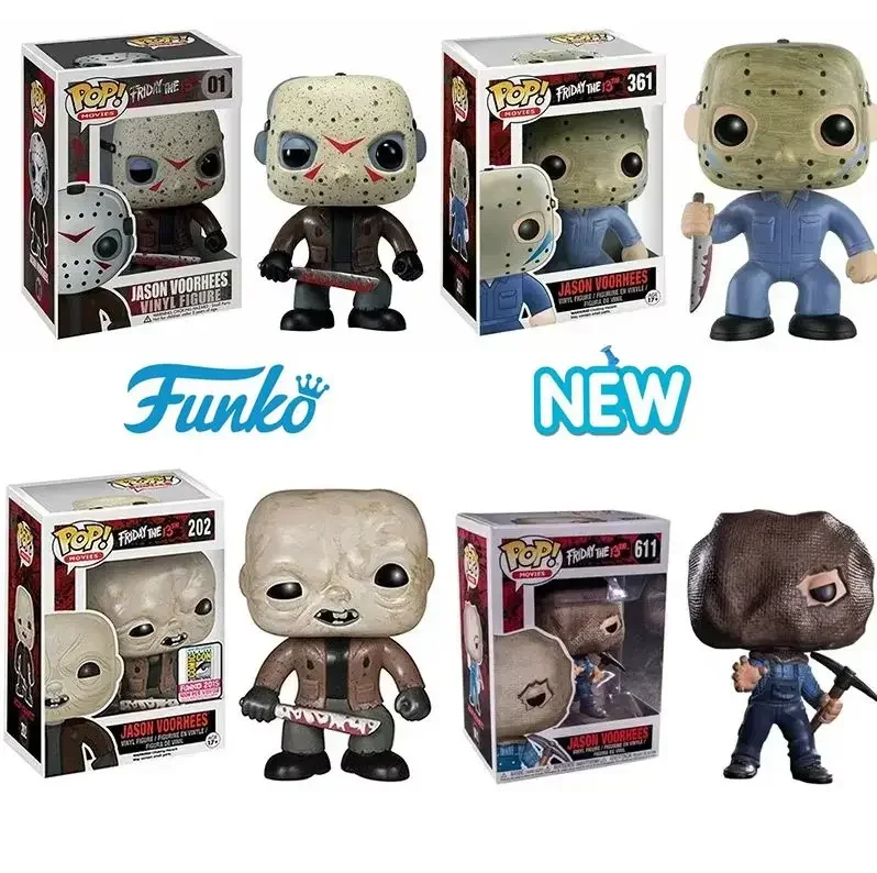 thumbnail image 2 of FUNKO POP Figura de vinilo de la película Friday #01 #361 #611 #202 Jason the 13th Voorhees Colección Figura de acción Juguetes Regalos para niños, 2 of 5