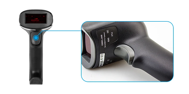 HW NETUM NT-2012 Handheld USB 1D Barcode Scanner CN/RU/ES barcode scanner
