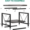 Coffee Tables for Living Room, Round Coffee Table, Small Coffee Table with Storage 4