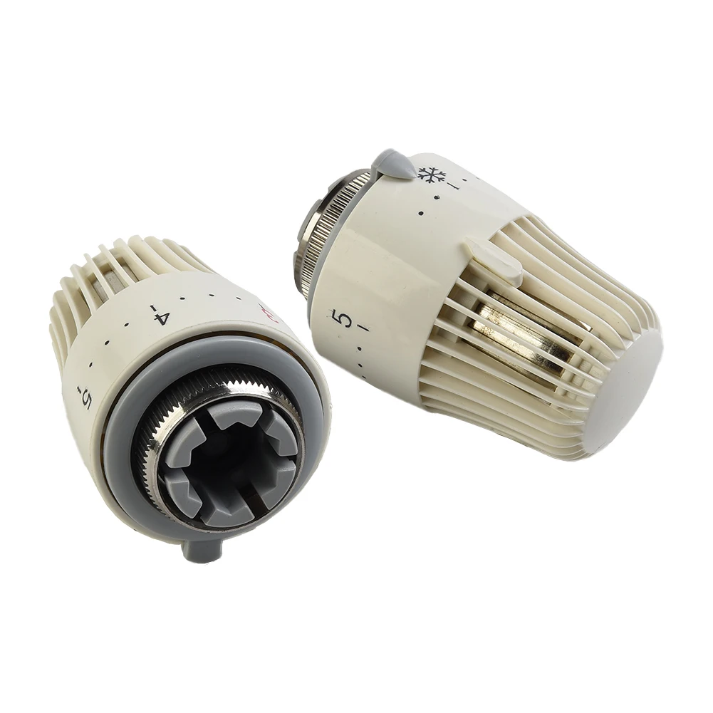 

Head Heater Thermostat Enhance Heating Convenience with 2pcs Radiator Thermostatic Control Valves and M30 x 15 Heads