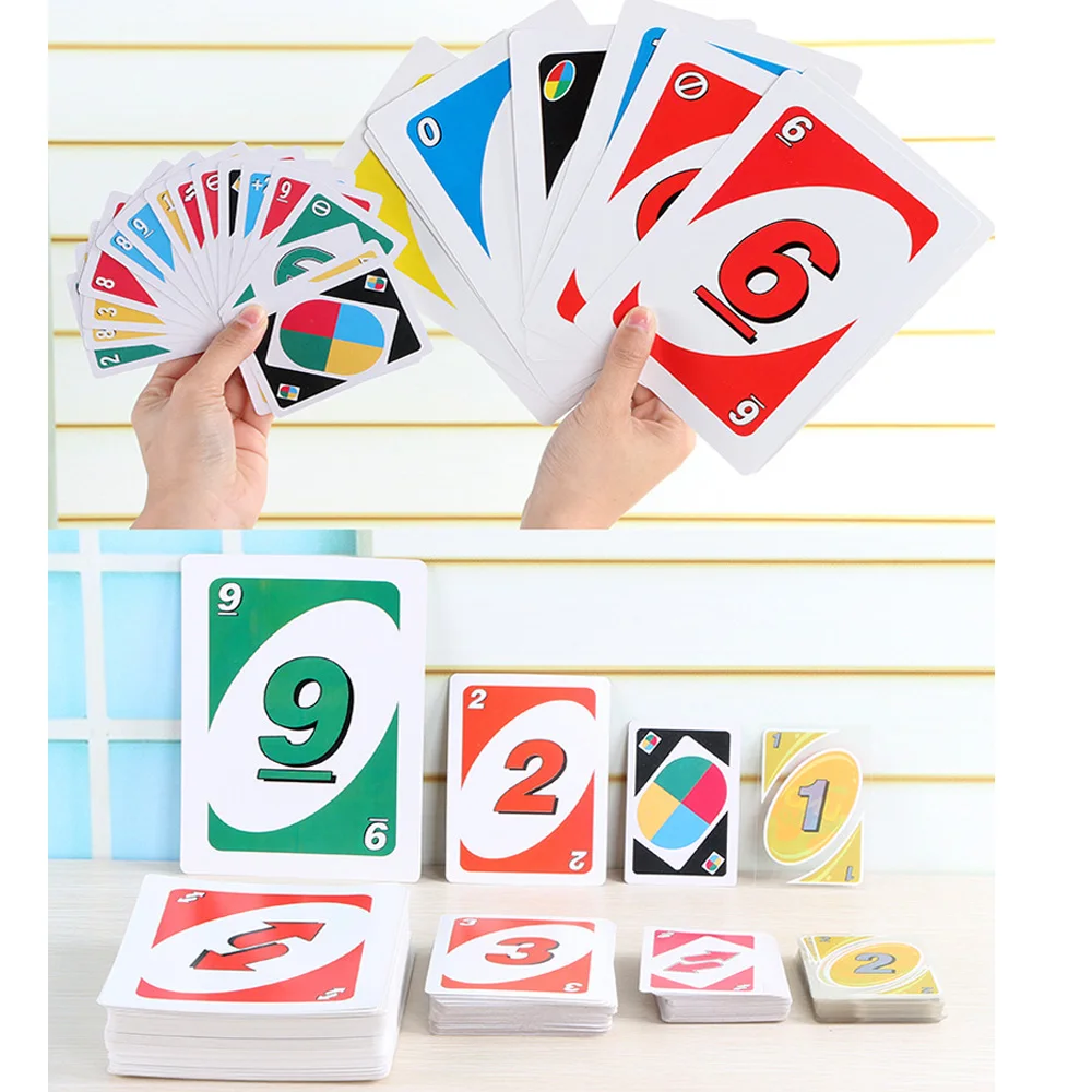 UNO FLIP! Board Games Playing Cards UNO Narutos TOTORO Christmas Card Table  Uno Card Game for Children Adults Kid Birthday Gift - AliExpress