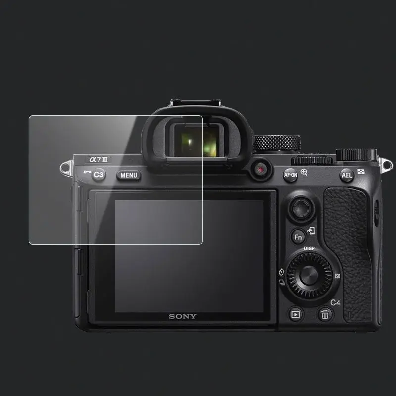 2PCS Tempered Glass Screen Protector for Sony A7M3 A7M2 A7II A7III A7R2 A6400 A6300 A6000 A5000 Camera LCD Display Screen Film - 2