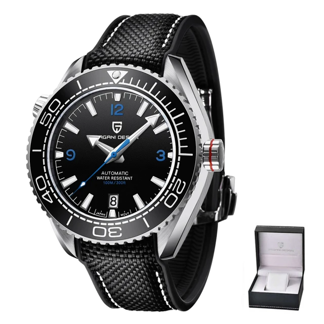 PAGANI DESIGN Classic Luxury Men's Automatic Watch Sapphire Glass Mechanical Wristwatch Stainless Steel 100M Waterproof Watches 