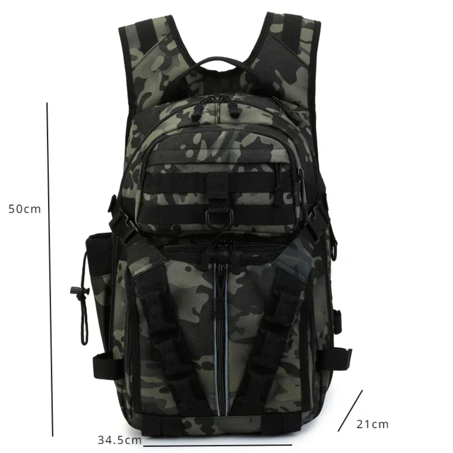 Men Fishing Lure Rod Box Camping Climbing Backpack Hunting Multi- Military Tactical Men Bags Fishing Shoulder