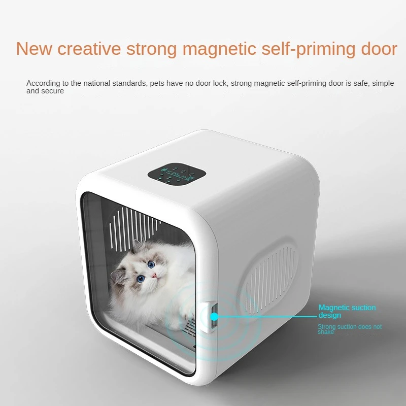 New Automatic Pet Dryer Box Automatic Pet Dryer for Cats and Small Dogs Pet Hair Dryer Intelligent Drying 360° Pet Grooming 1