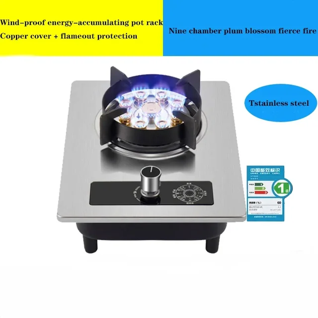 Built-In Gas Stove,Natural Gas Stove, Desktop Liquefied Gas Stove Thermoelectric Protection Device