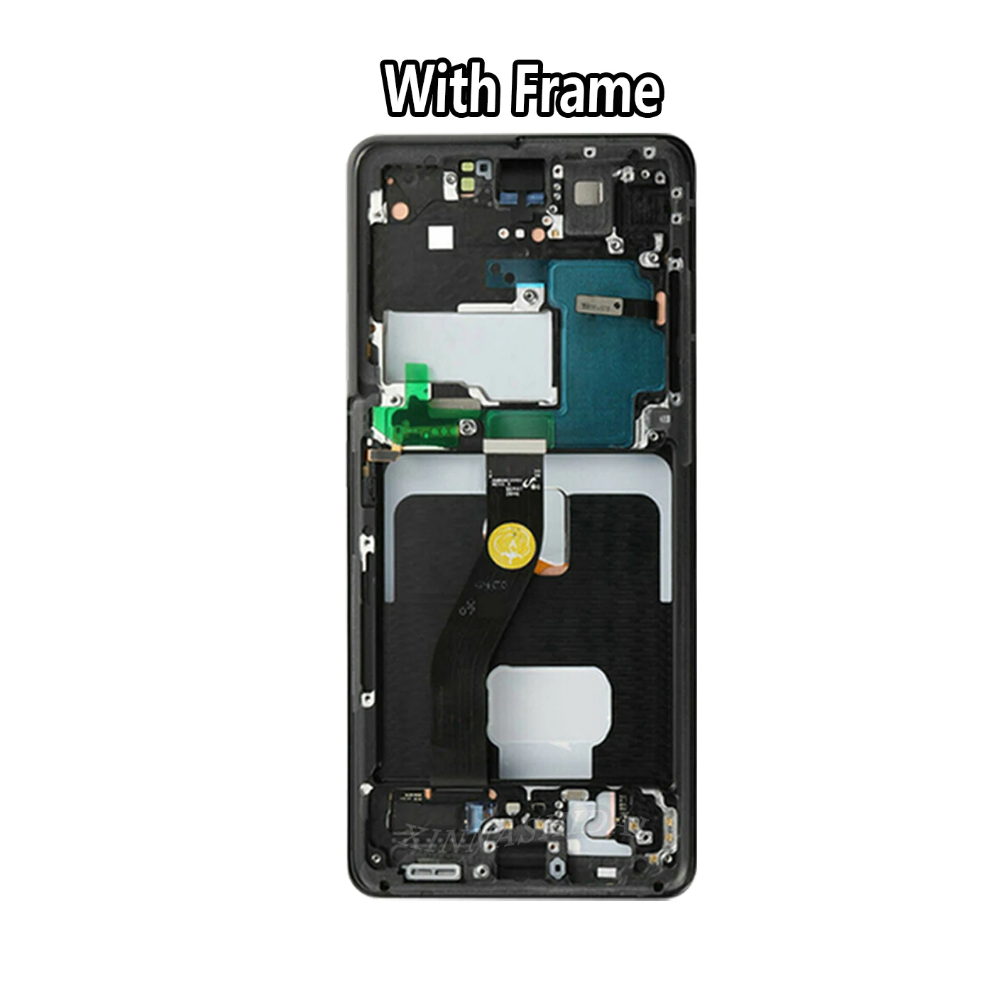 R RONPHONE for Samsung Galaxy S21 Ultra 5G G998A G998T G998U G998V 6.8  (with Frame) LCD Display Touch Screen Assembly Display, Touch Screen  Display