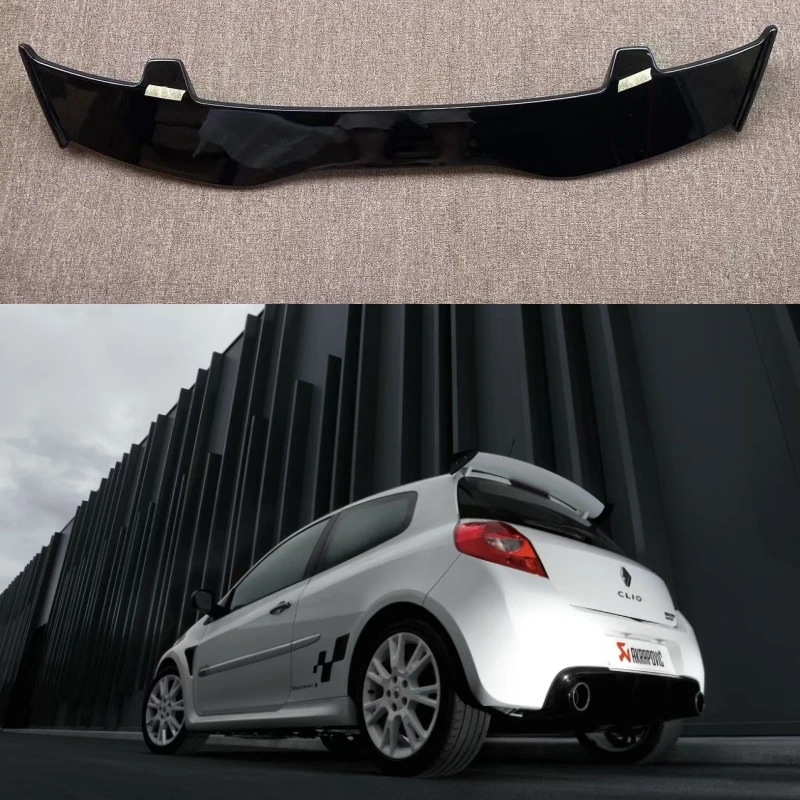 Sayap Atap Belakang Per Renault Clio 3 Rs Sport Lip Spoiler 2006 2007 2008 2009 2010 2011 2012 Abs Plastik Karbon Terlibat