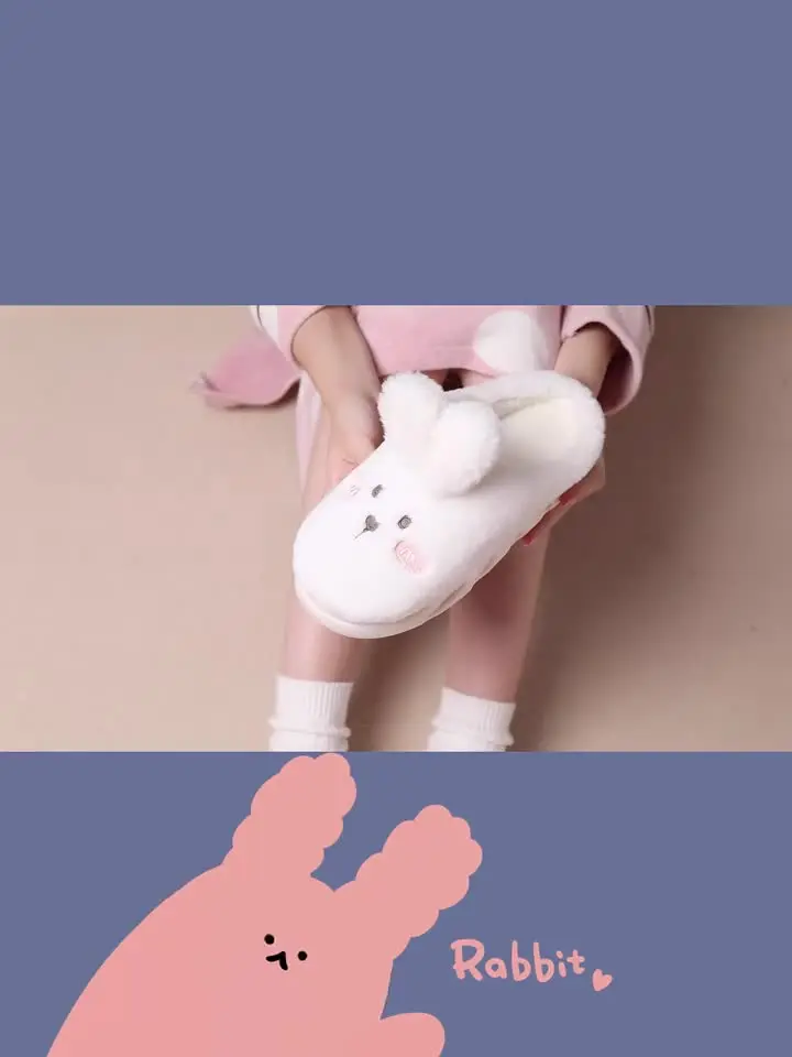 2022, милые плюшевые тапочки с животными, женские шлепанцы с милым