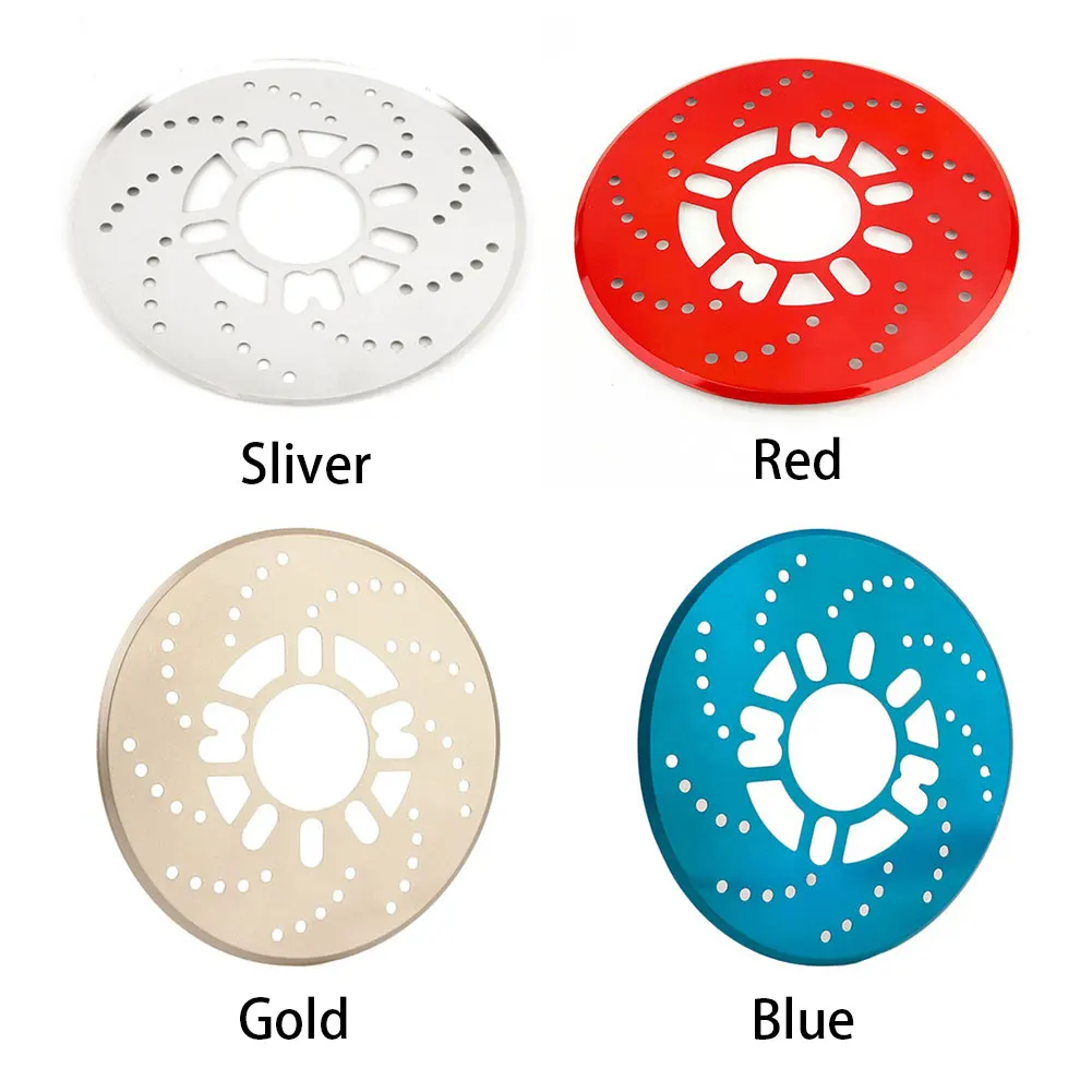 Disc Brake Rotor Cover 2pcs 14" Drum Brake Decorative Aluminum Cover Dust-proof Auto Rear Wheel Tools Universal Auto Brake Rotor Cover