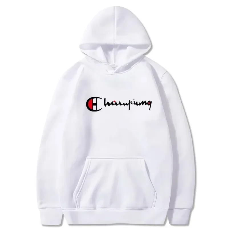 thumbnail image 1 of Moda Otoño Invierno nueva Sudadera con capucha estampada tendencia marca hombres mujeres sudaderas con capucha más jersey de lana ropa informal estilo Hip Hop Tops, 1 of 4
