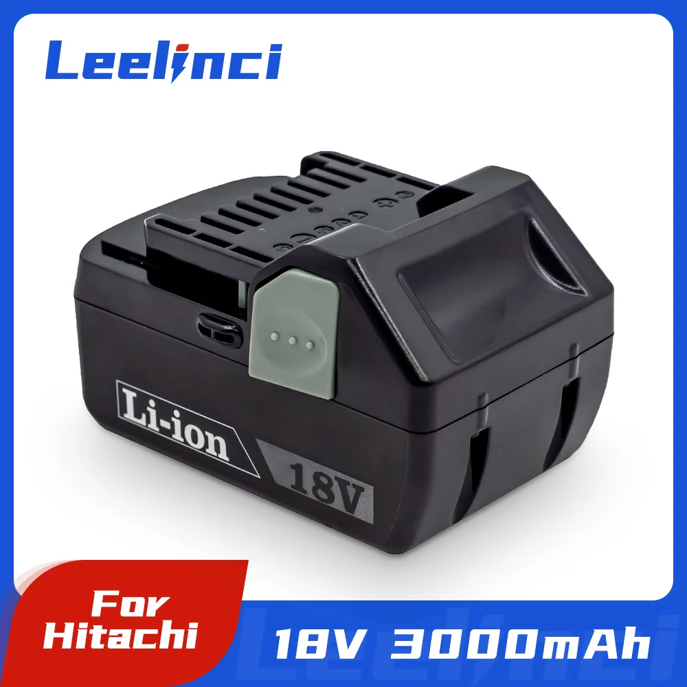 

18v 3.0Ah Rechargeable Battery for Hitachi Electrical Tools BSL1815 BSL1830 BSL1840 BSL1860 Portable Lithium Replacement Battery