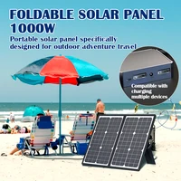 Générateur solaire pliable tout-en-un 1000W – Chargeur portable MPPT, sortie 18V, idéal pour caravane, bateau, camping-car et camping en plein air 5