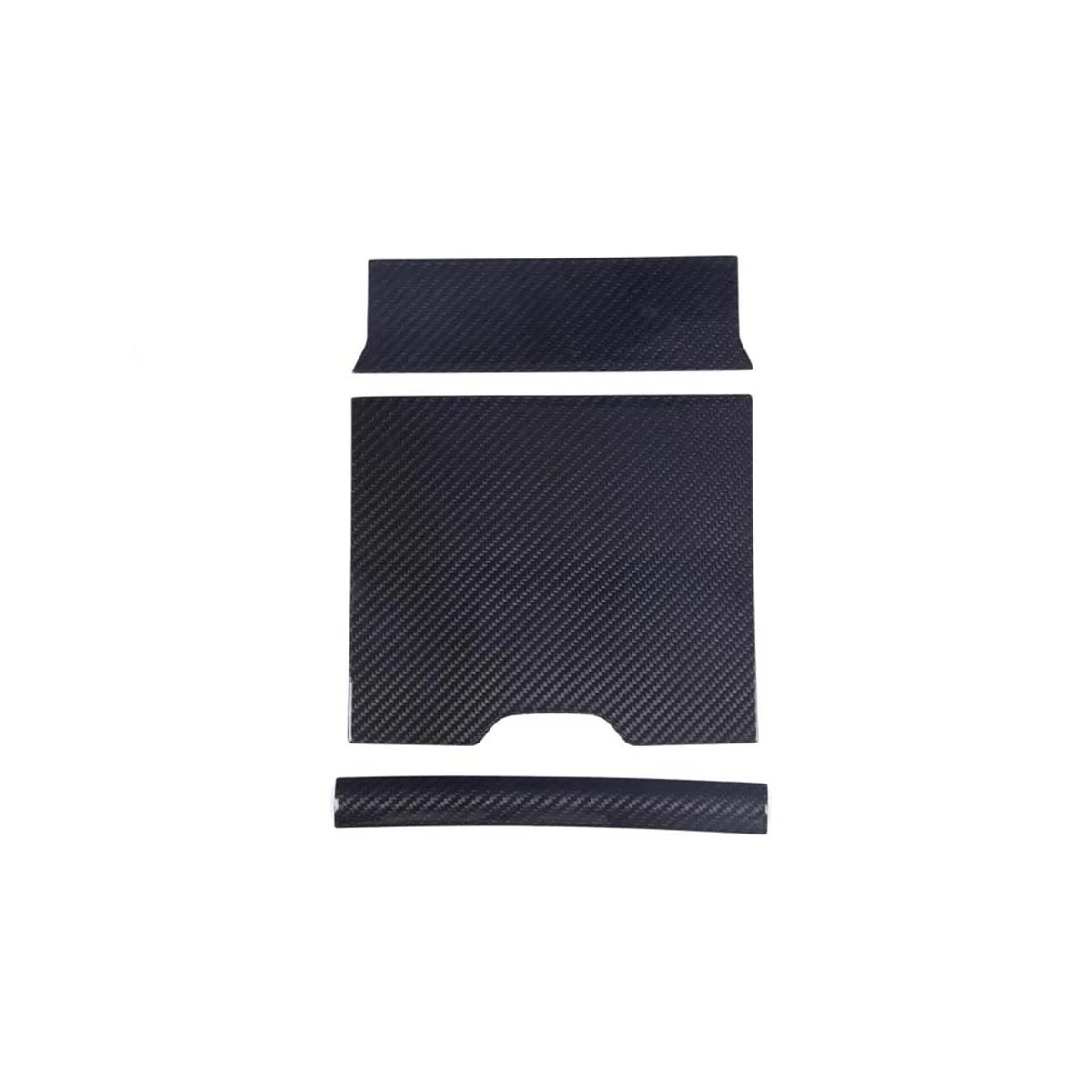 

На 2023 сухое автомобильное заднее покрытие из углеродного волокна, коробка для хранения, отделка панели, наклейки, аксессуары