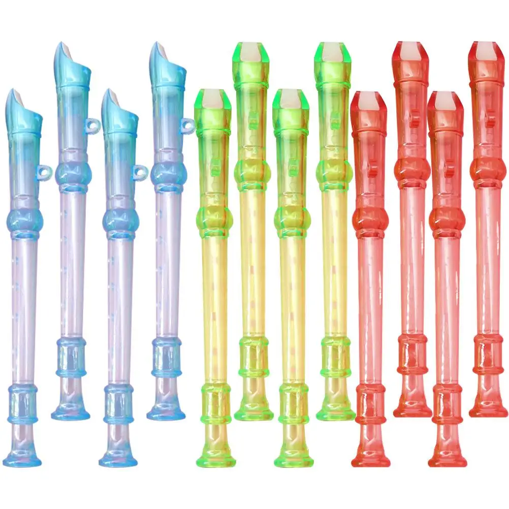 12 Pcs Children's Early Childhood Education Mini Clarinet Kids Small Musical Instruments Toys Simple
