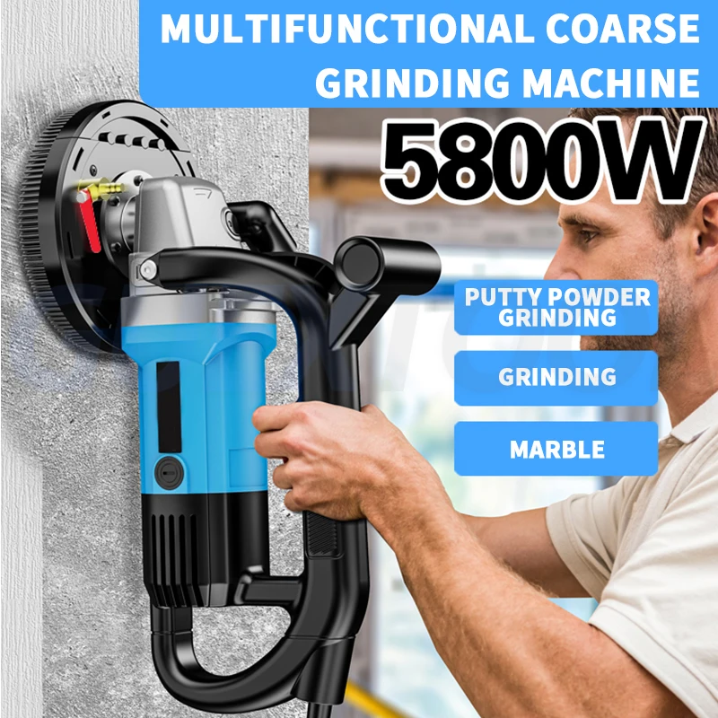 Dust Free Ground Coarse Planing Machine Wall Planer Rough Planer Ground Concrete Polishing Grinding Tool Electric Wall Shovel