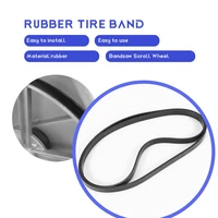 2 Pieces Band Saw Rubber Tire Band Woodworking Spare Parts For 10 Inch Band Saw Scroll Wheel 2