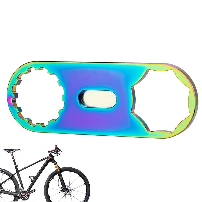 

Велосипедный многофункциональный инструмент, гаечный ключ с передней вилкой и наплечной крышкой, анодированный матовый лак, плотный доступ к велосипеду и велосипеду