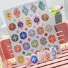 1 piece Bohemian Tile Style 3d Nail Art Sticker Nail deco Slider 2