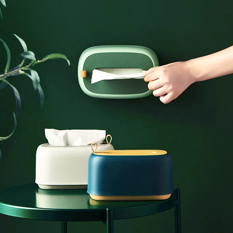Tissue Storage Box Napkin Holder Multifunctional Sundries Storage Ontainer Living Room Stationery Organizer Box for Home kitchen