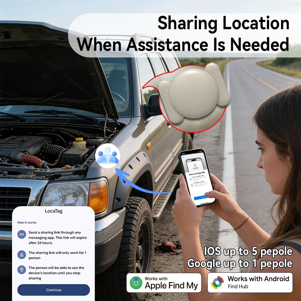 4-Pack Bluetooth 5.4 Anti-Lost Smart Tracker System