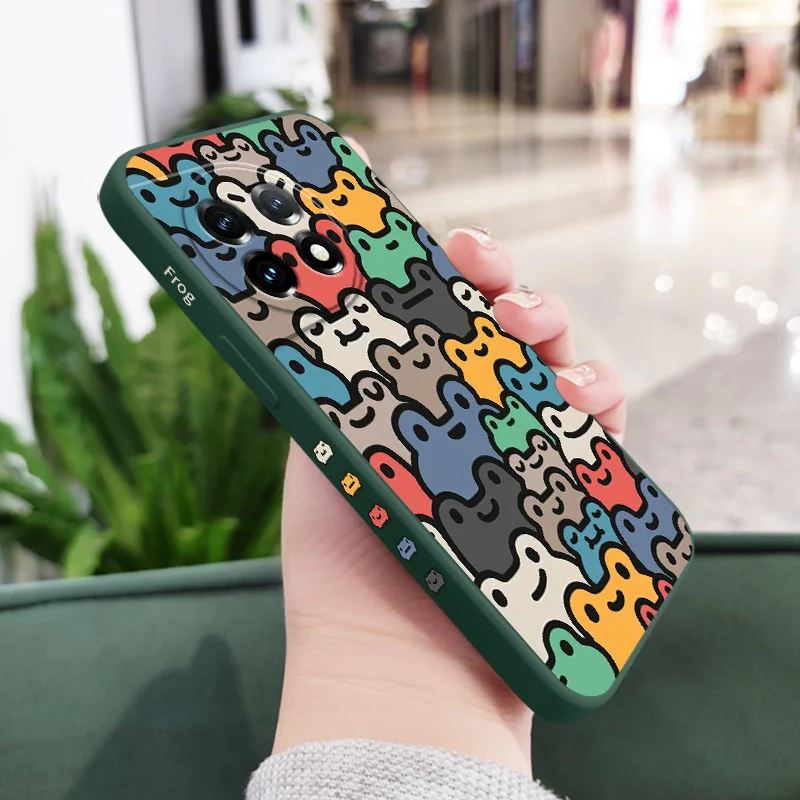Vibrant Frog Liquid Silicone Phone Case