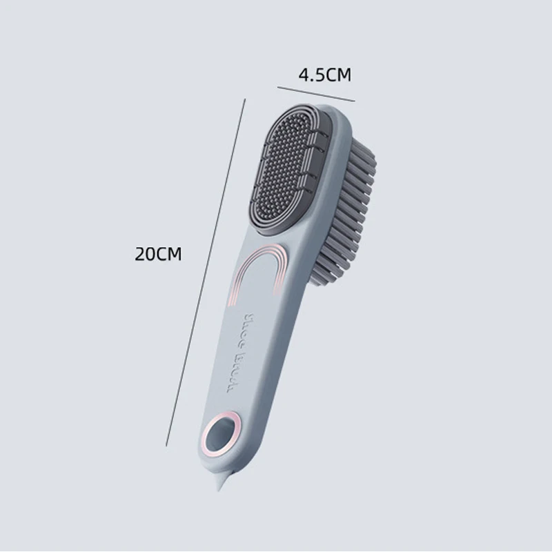 Double-sided Rubber Shoe Brush Soft Bristles Clothes Shoe Brushes Care Specialized Brush Waterproof Dirt Removal Cleaning Tool 6