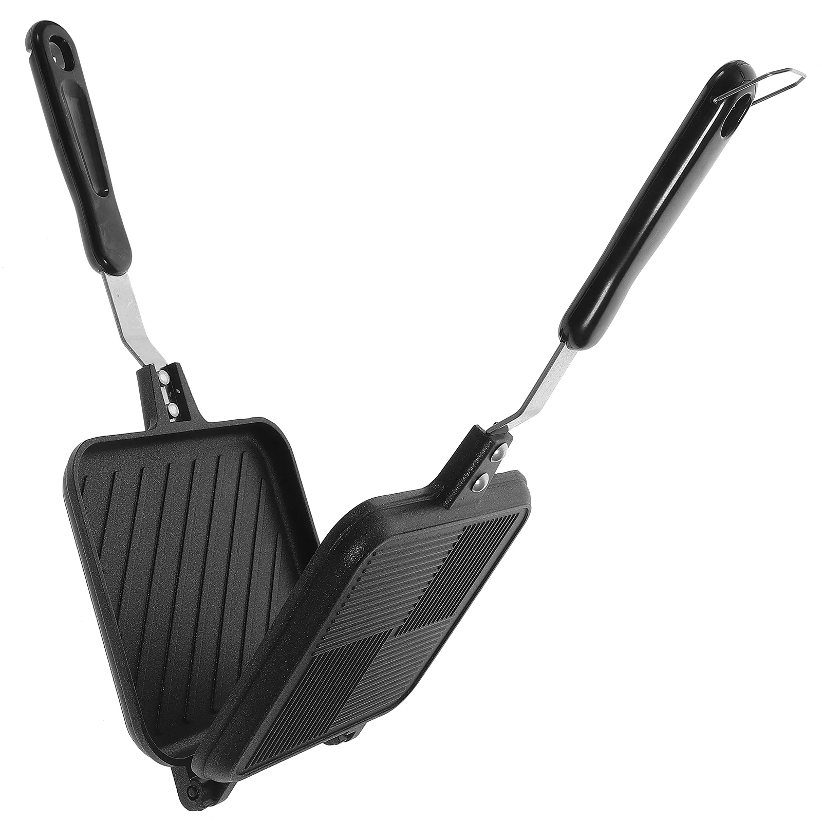 Sandwich Non Stick Pan Double Sided Maker Kitchen Cookware Press Frying Hot Grilled Skillet