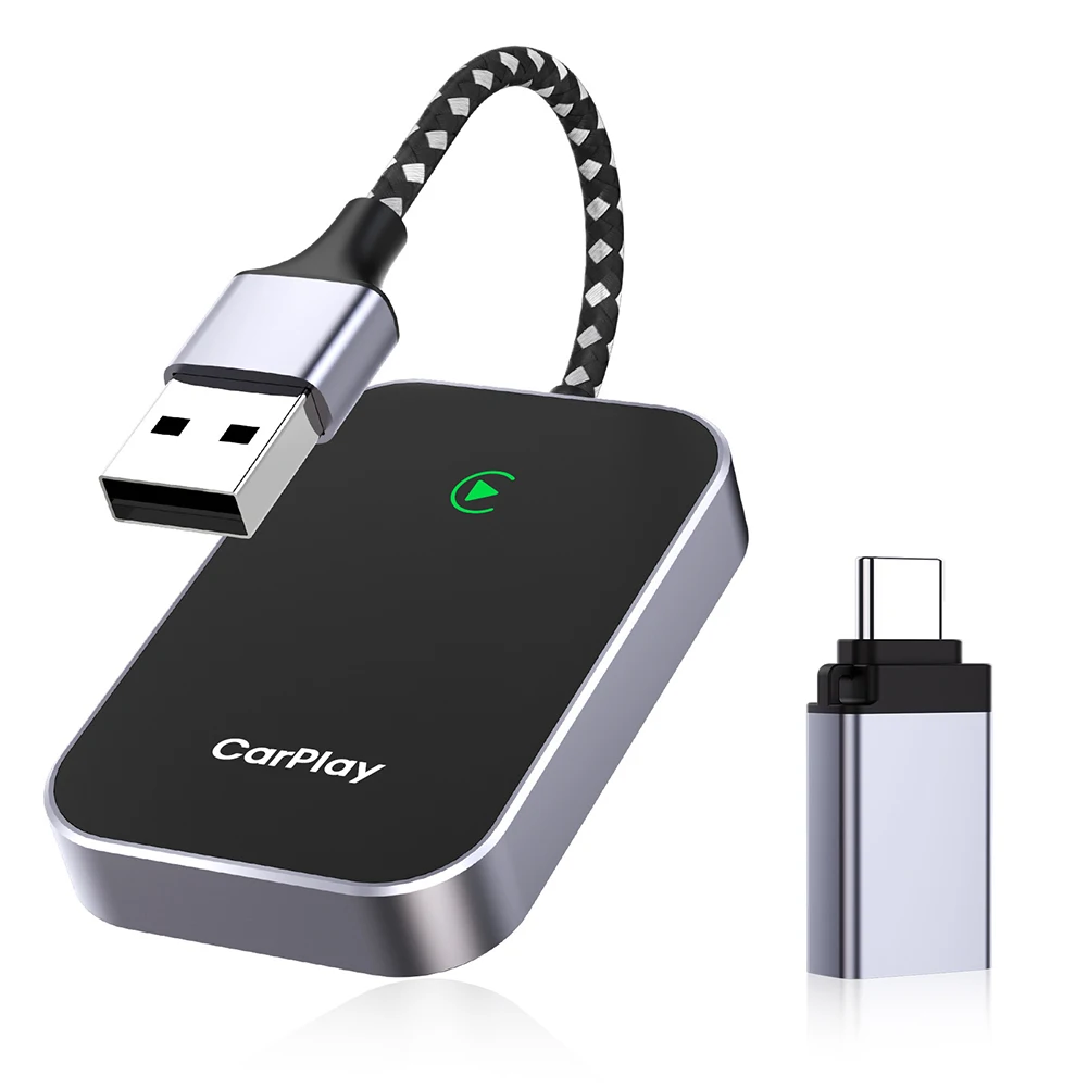 

Беспроводной автомобильный адаптер Plug Play Автомобильный ключ быстрое автоматическое соединение Замена Совместимость с системой Carplay Box