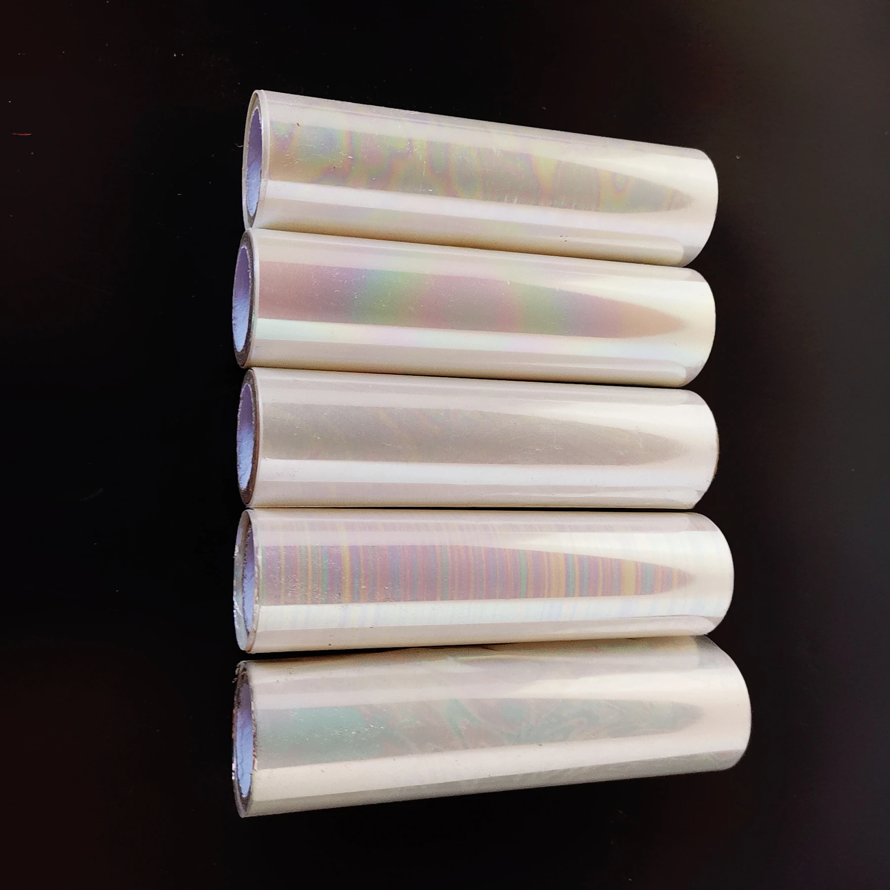 Hot stamping foil holographic transparent laminator paper 12.5cm X 3m/Lot DIY package box lamination film,hot stamping foil film FOR laminating machine