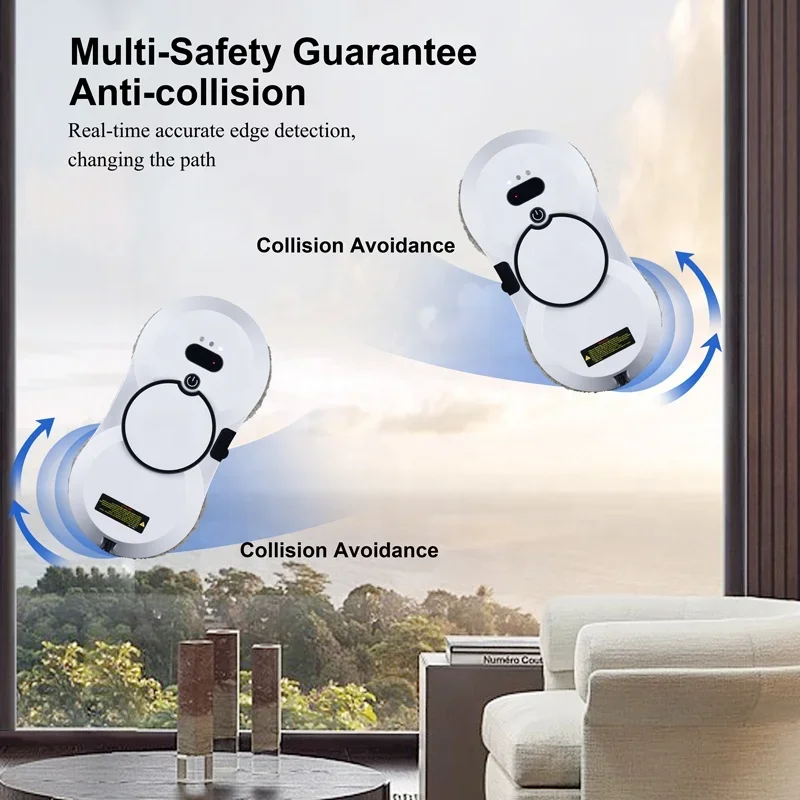 New Intelligent Electric Window Cleaning Machine Window Tile Cleaning Office Robot