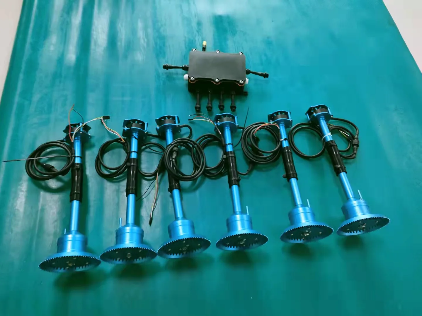 S1469758a9082430e81b861a3559fa748T UAV centrifugal spraying nozzle agricultural drone accessories 12s-14s aluminum alloy electric centrifugal sprinkler